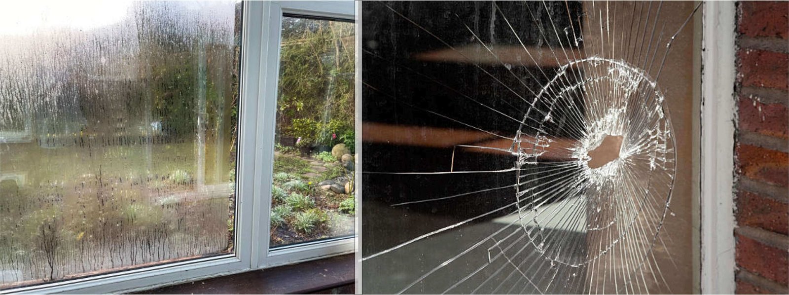 broken and foggy glass Broken Foggy Glass Window and Door Replacement Alexandria