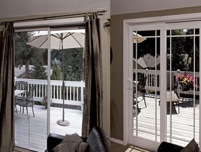 sliding door glass replacement installation