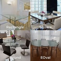 Custom Glass Table Tops Shapes